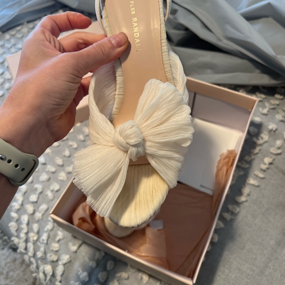 Loeffler Randall Camellia Knotted Sandal in Pearl - Picture 5 of 8